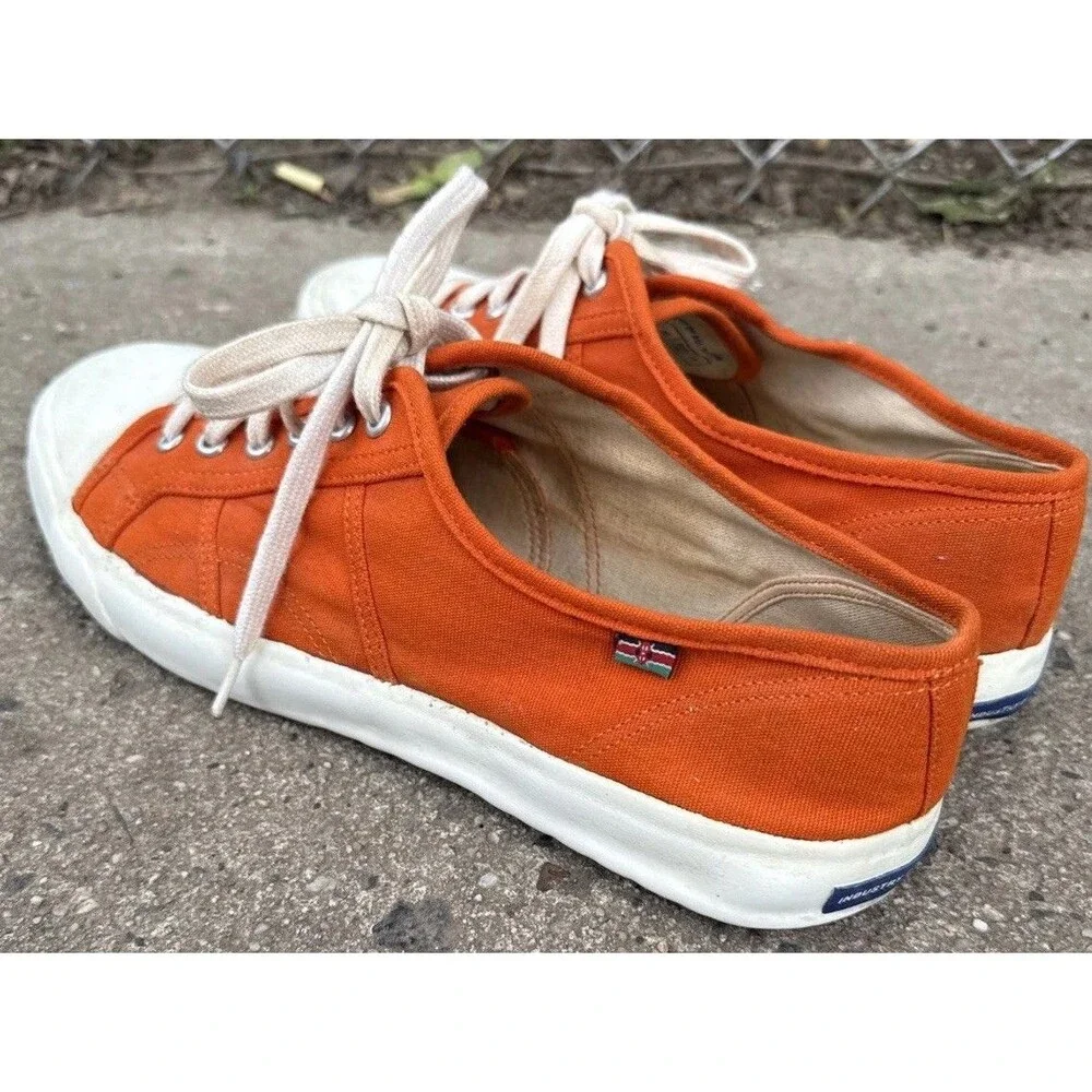 Industry Of All Nations Made In Kenya Vintage Sneakers Shoes Orange Men’s Sz 13
